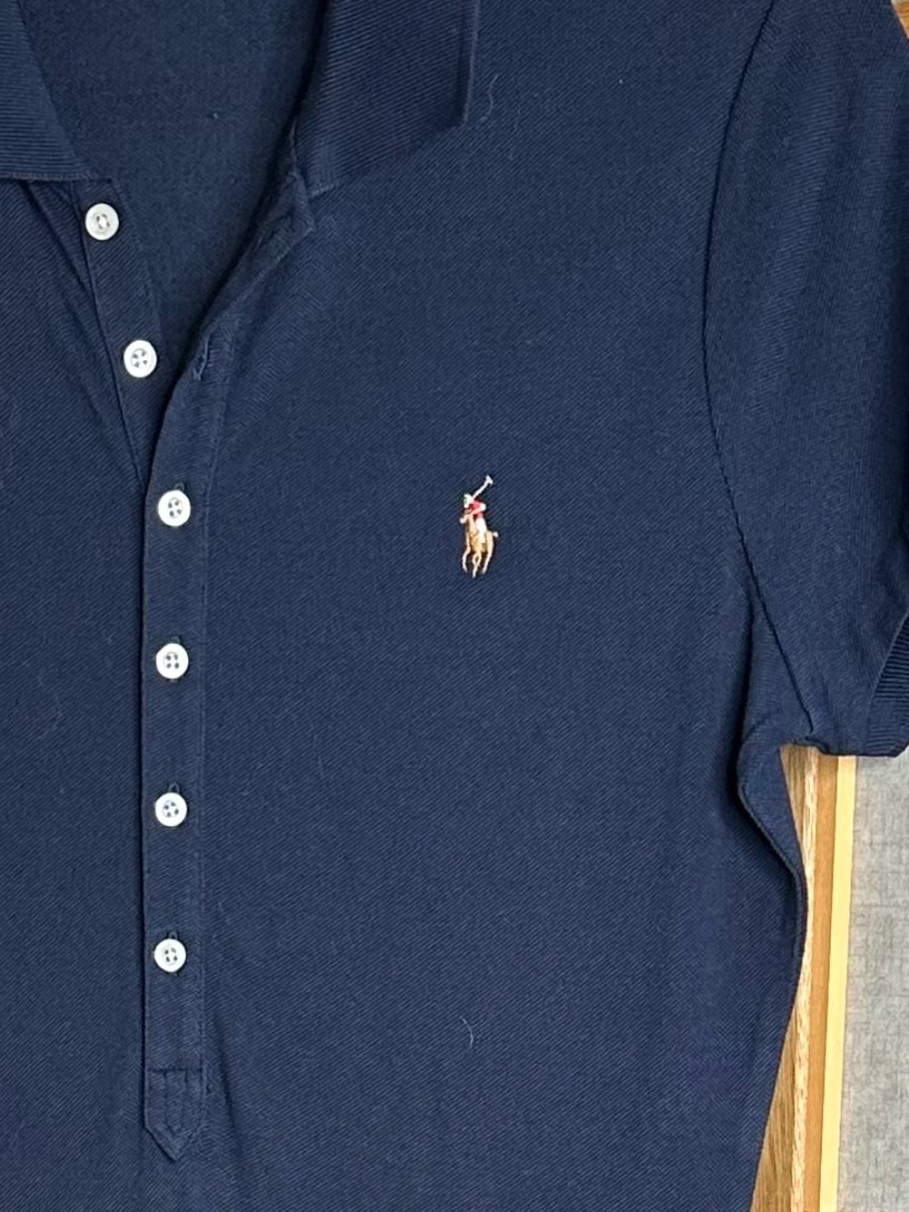 Ralph Lauren Navy Polo Maxi Dress with embroidered Pony. - Picture 3 of 7